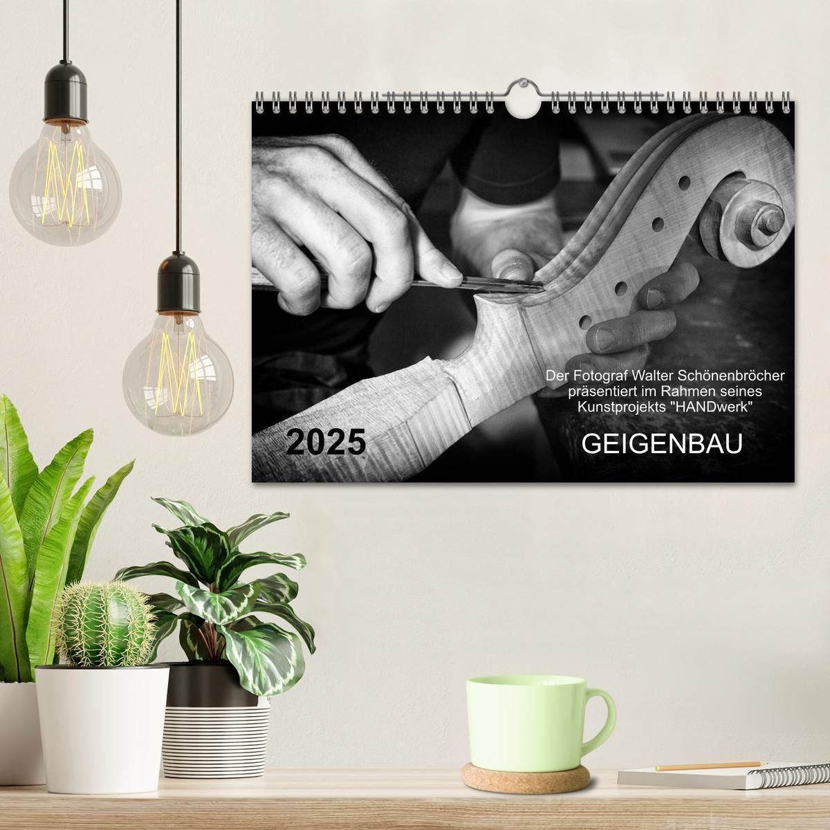 Bild: 9783435433858 | Geigenbau (Wandkalender 2025 DIN A4 quer), CALVENDO Monatskalender