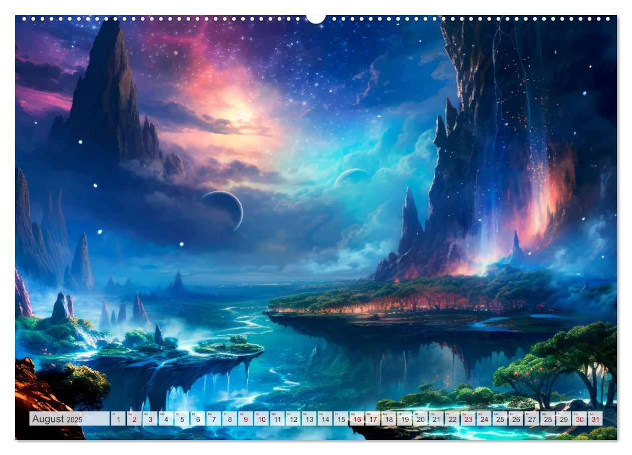 Bild: 9783383853265 | SCIENCE-FICTION Leben auf fernen Planeten (Wandkalender 2025 DIN A2...