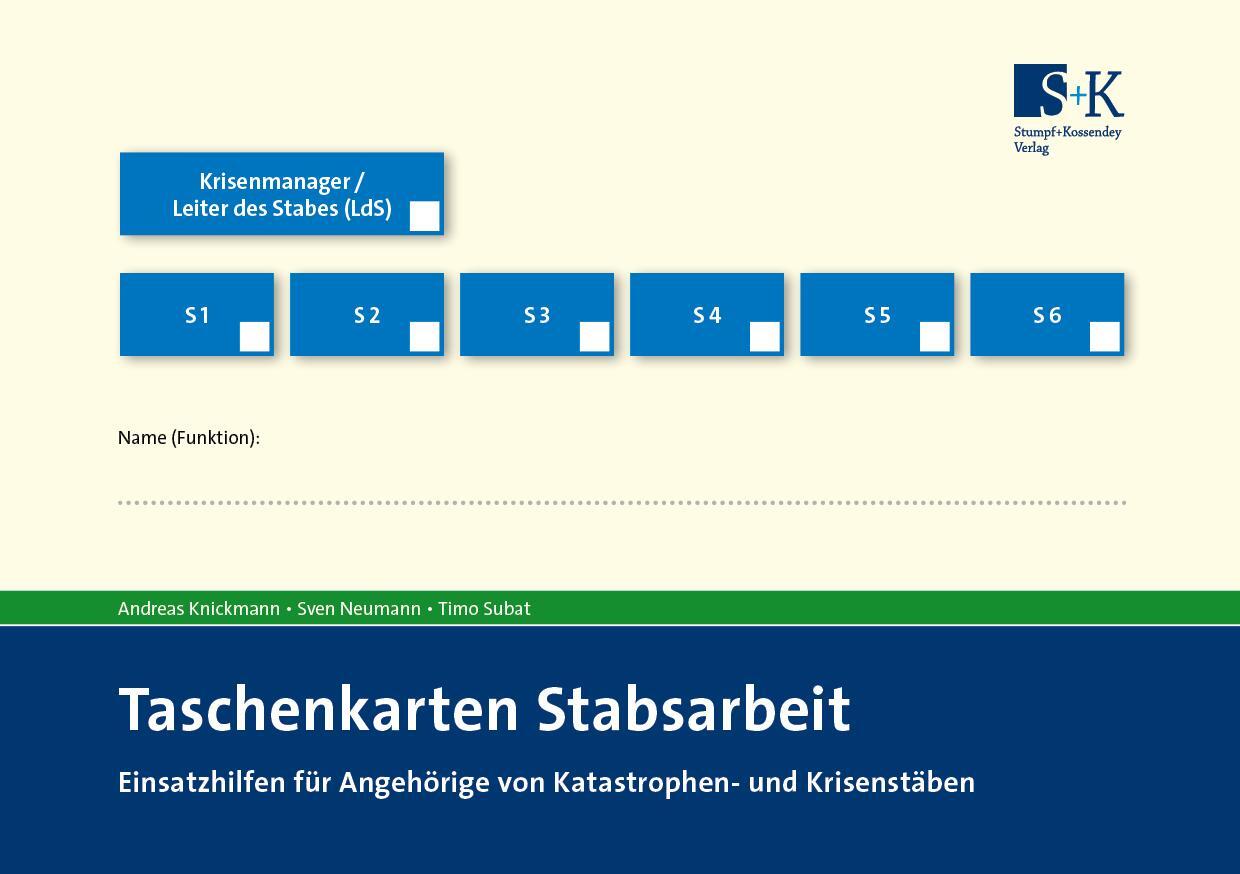 Cover: 9783964610638 | Taschenkarten Stabsarbeit | Andreas Knickmann (u. a.) | Taschenbuch