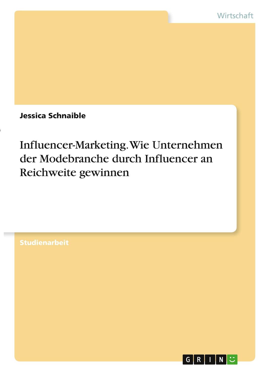 Cover: 9783346298386 | Influencer-Marketing. Wie Unternehmen der Modebranche durch...