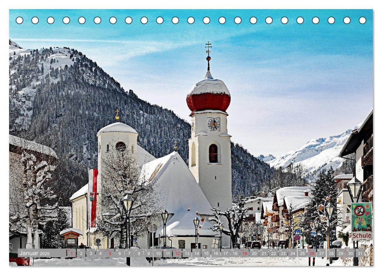 Bild: 9783435159178 | St. Anton am Arlberg (Tischkalender 2025 DIN A5 quer), CALVENDO...