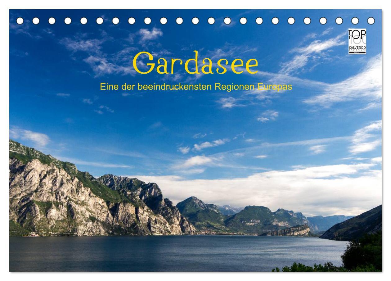 Cover: 9783435825509 | Gardasee (Tischkalender 2025 DIN A5 quer), CALVENDO Monatskalender