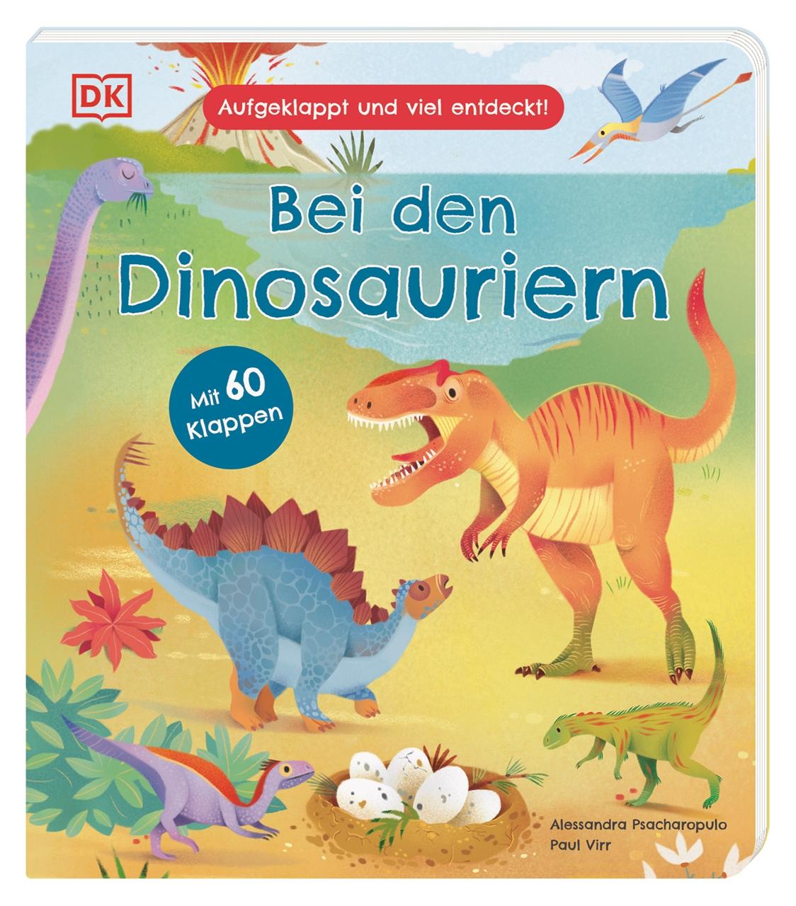 Cover: 9783831046553 | Aufgeklappt und viel entdeckt! Bei den Dinosauriern | Paul Virr | Buch