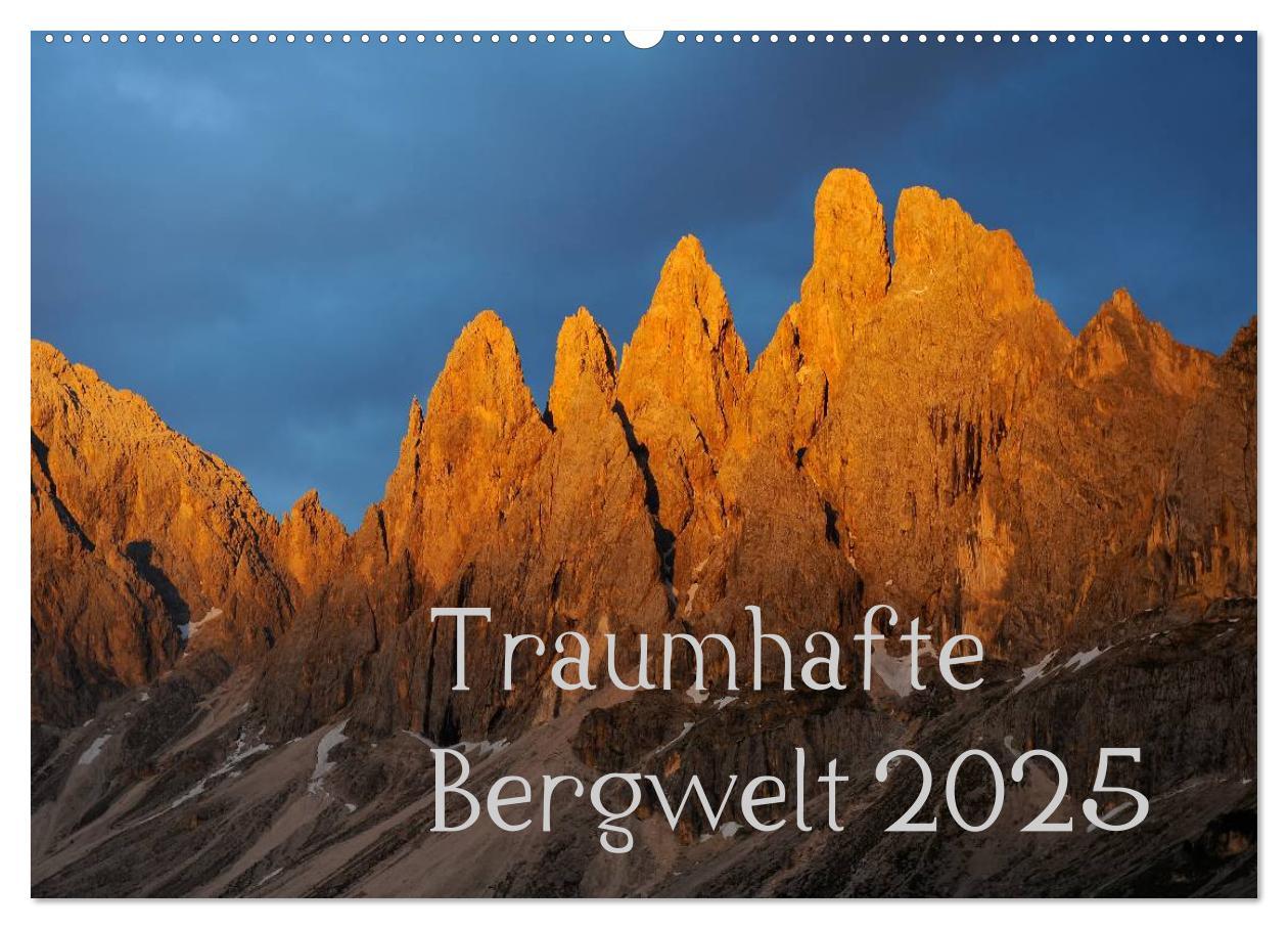 Cover: 9783435841493 | Traumhafte Bergwelt Kalender (Wandkalender 2025 DIN A2 quer),...