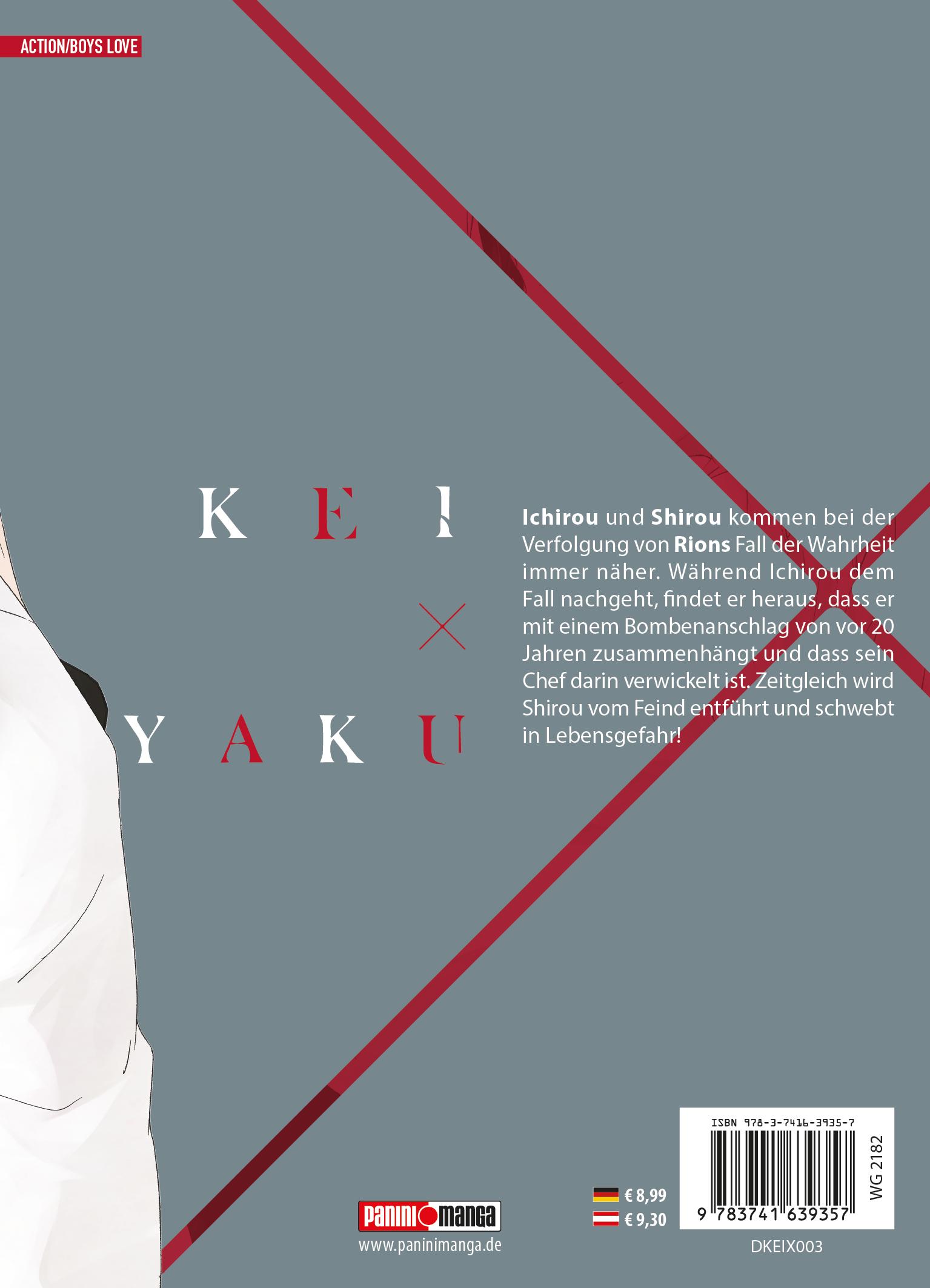 Rückseite: 9783741639357 | Kei x Yaku: Gefährliche Partner 03 | Yoshie Kaoruhara | Taschenbuch