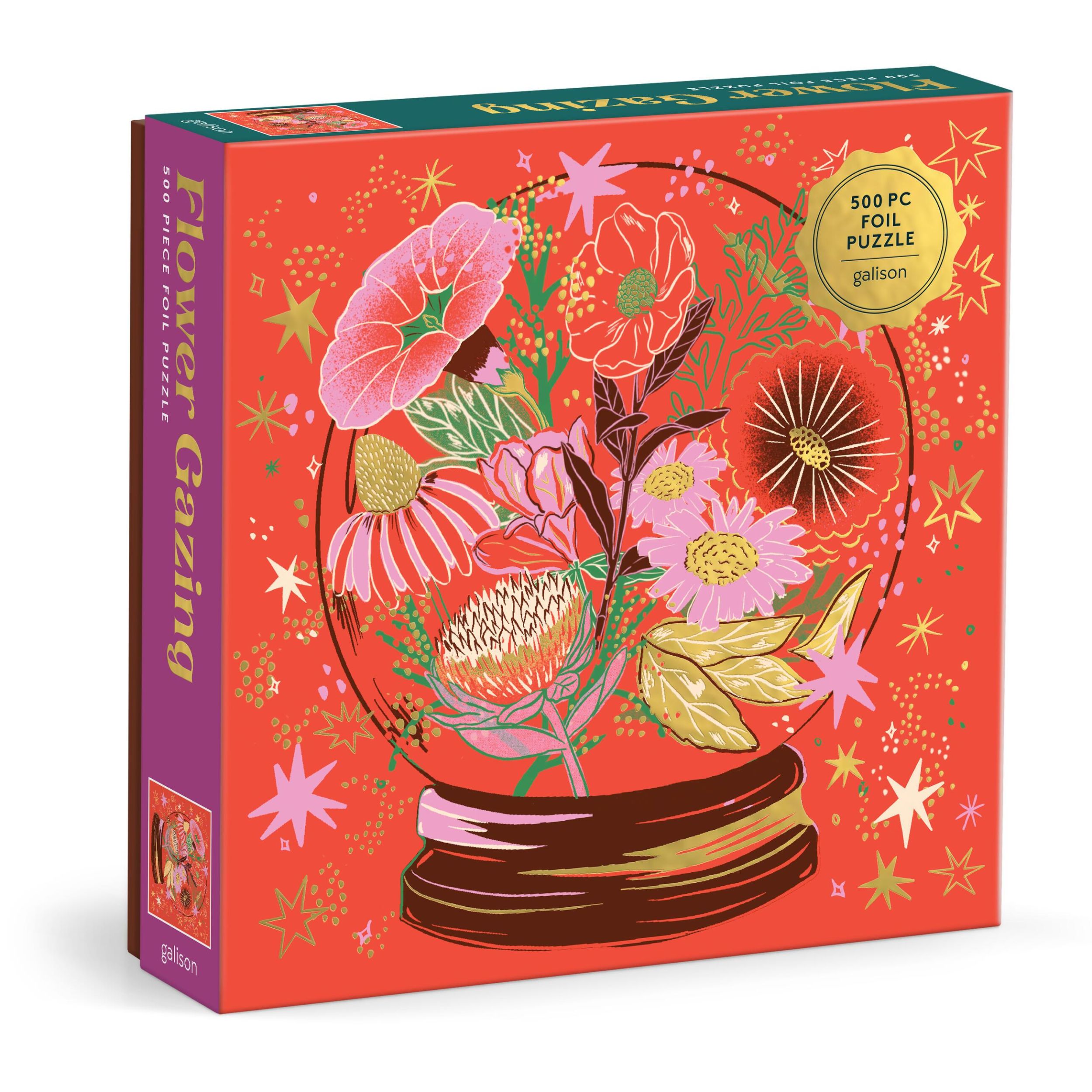 Cover: 9780735382831 | Flower Gazing. 500 Piece Foil Puzzle | Spiel | Englisch | 2024