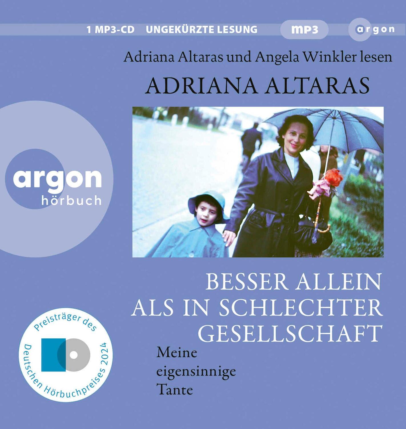 Cover: 9783839897690 | Besser allein als in schlechter Gesellschaft | Adriana Altaras | MP3