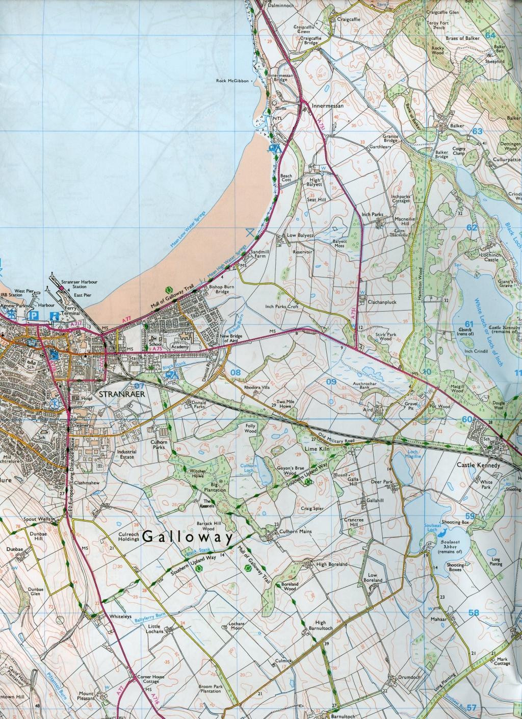 Bild: 9780319245613 | Stranraer and the Rhins | Ordnance Survey | (Land-)Karte | Englisch