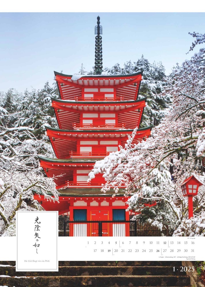 Bild: 4251732342272 | Spirit of Japan 2025 - Bildkalender XXL 50x70 cm - mit japanischer...