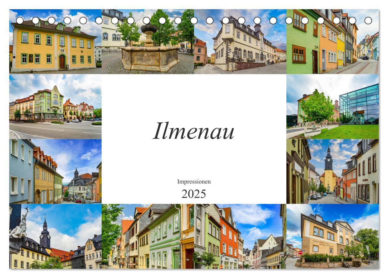 Cover: 9783435228546 | Ilmenau Impressionen (Tischkalender 2025 DIN A5 quer), CALVENDO...