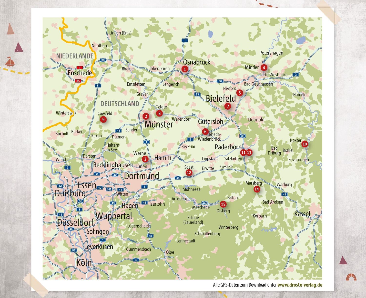 Bild: 9783770024285 | Westfalen - Pilgerwege. Radeln für die Seele | Wohlfühltouren | Buch