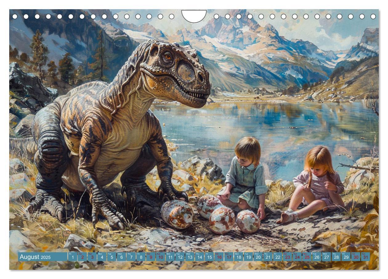 Bild: 9781325977895 | Dinosaur Legends (Wall Calendar 2025 DIN A4 landscape), CALVENDO 12...