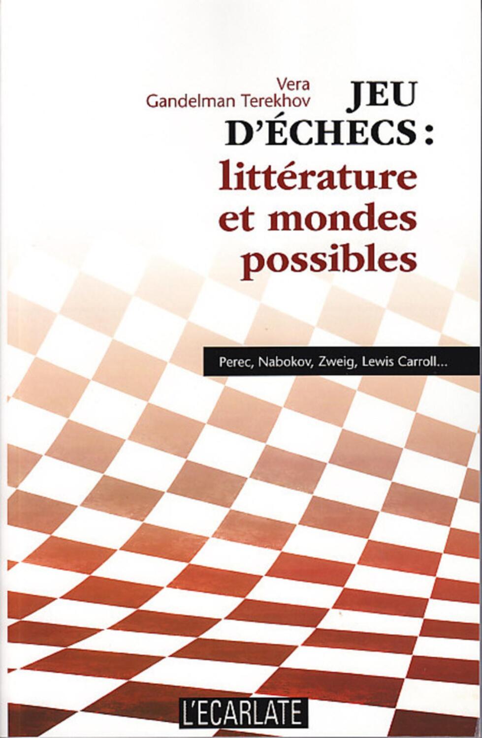 Cover: 9782296994966 | Jeu d'échecs : littérature et mondes possibles | Terekhov | Buch