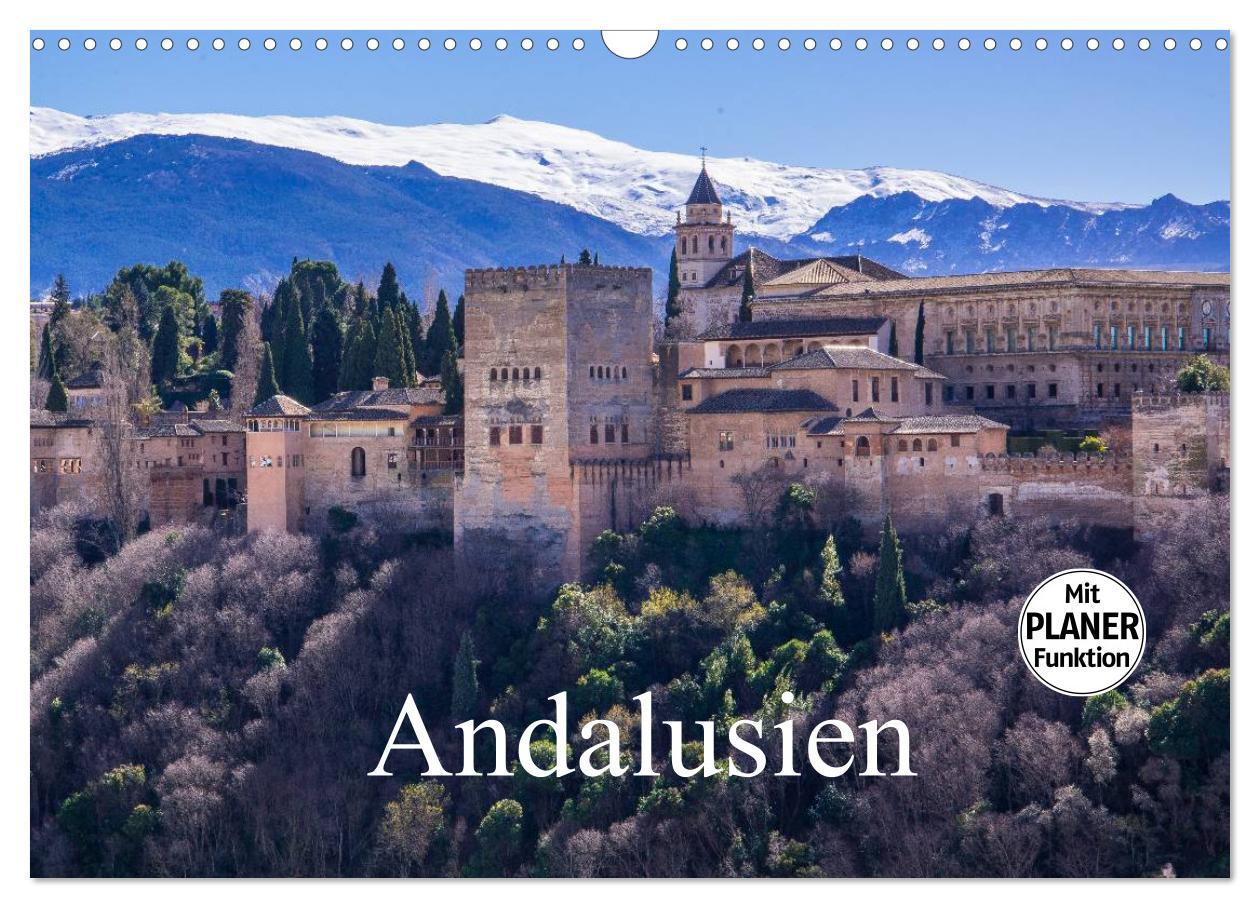 Cover: 9783435535545 | Andalusien (Wandkalender 2025 DIN A3 quer), CALVENDO Monatskalender