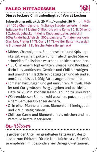 Bild: 4250375102144 | 36 Paleo-Rezepte für Einsteiger | Wohlfühlkarten | Jagemann (u. a.)