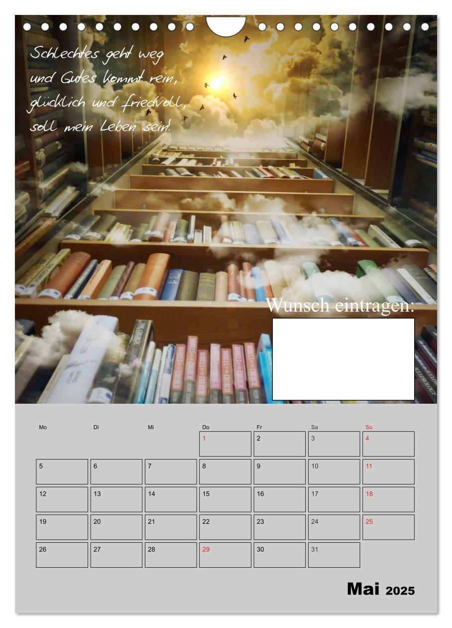 Bild: 9783457018576 | Wunsch- und Zauberkalender (Wandkalender 2025 DIN A4 hoch),...