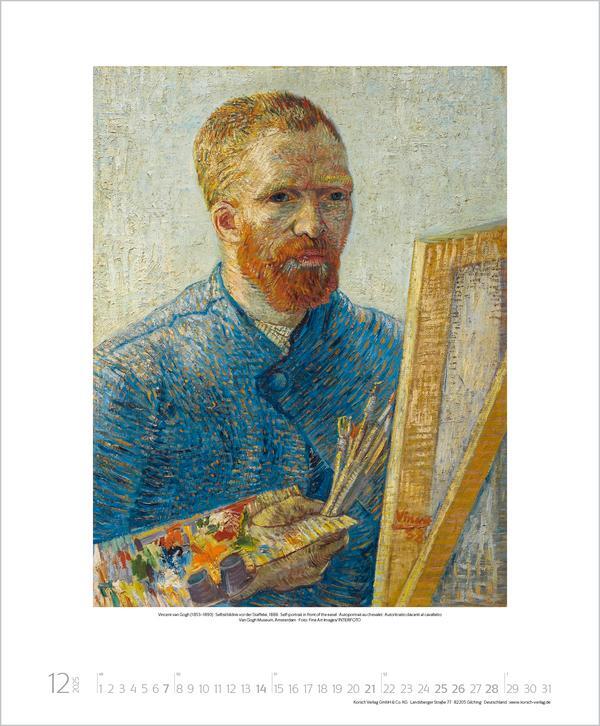 Bild: 9783731875765 | Vincent van Gogh 2025 | Verlag Korsch | Kalender | Spiralbindung