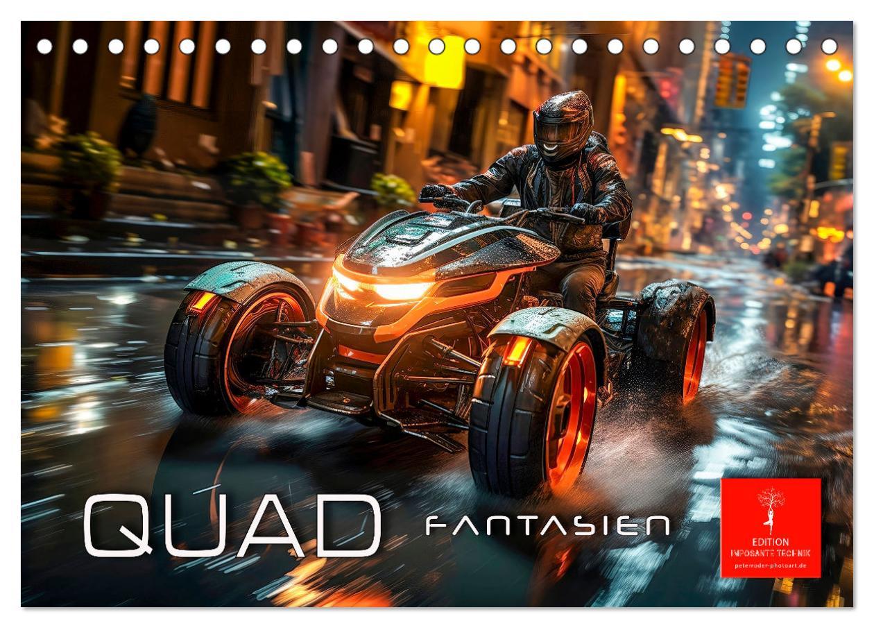 Cover: 9783383890314 | Quad Fantasien (Tischkalender 2025 DIN A5 quer), CALVENDO...