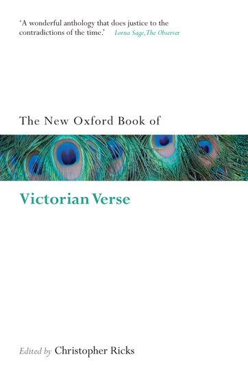 Cover: 9780199556311 | The New Oxford Book of Victorian Verse | Christopher Ricks | Buch