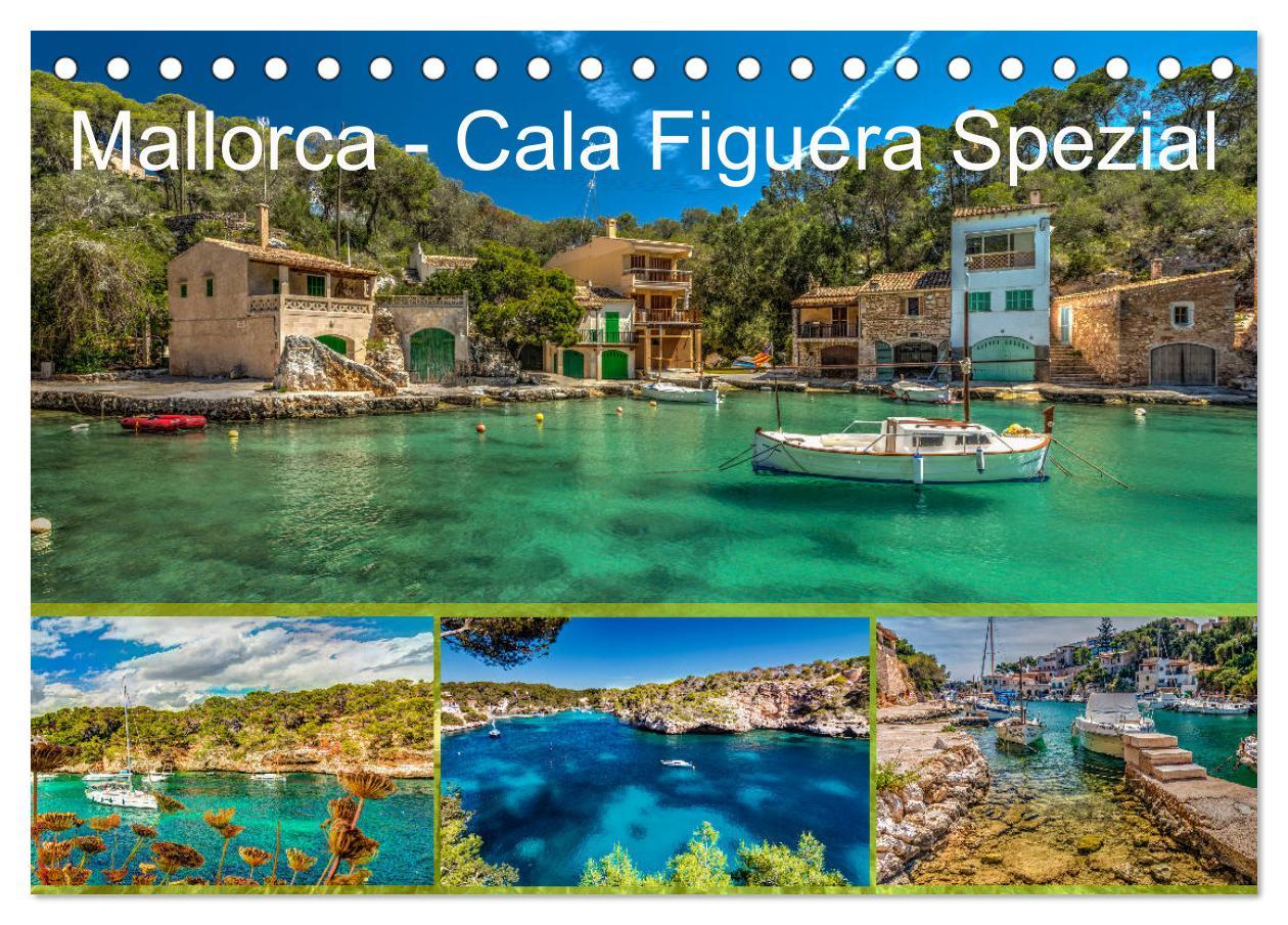 Cover: 9783435357383 | Mallorca - Cala Figuera Spezial (Tischkalender 2025 DIN A5 quer),...