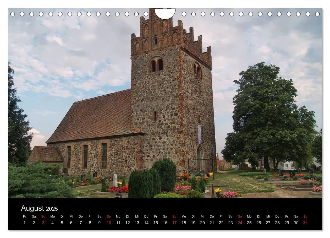 Bild: 9783435763238 | Dorfkirchen in Brandenburg (Wandkalender 2025 DIN A4 quer),...