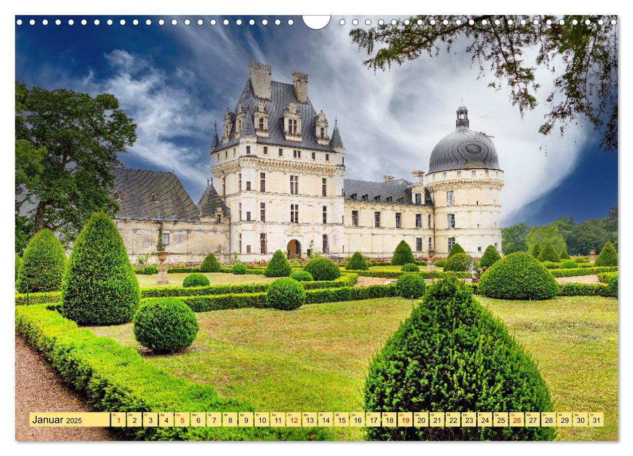 Bild: 9783383800320 | Châteaux. Im Tal der Loire (Wandkalender 2025 DIN A3 quer),...