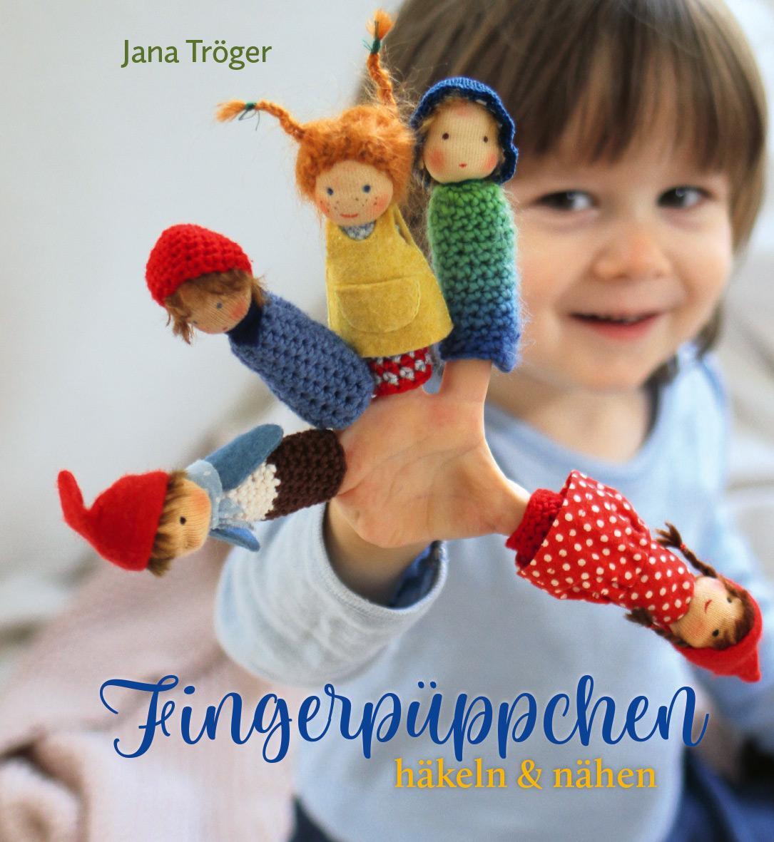 Cover: 9783772531354 | Fingerpüppchen häkeln und nähen | Kleine Lieblinge fürs Kinderzimmer