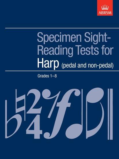 Cover: 9781860965395 | Specimen Sight-Reading Tests for Harp, Grades 1-8 (pedal and...