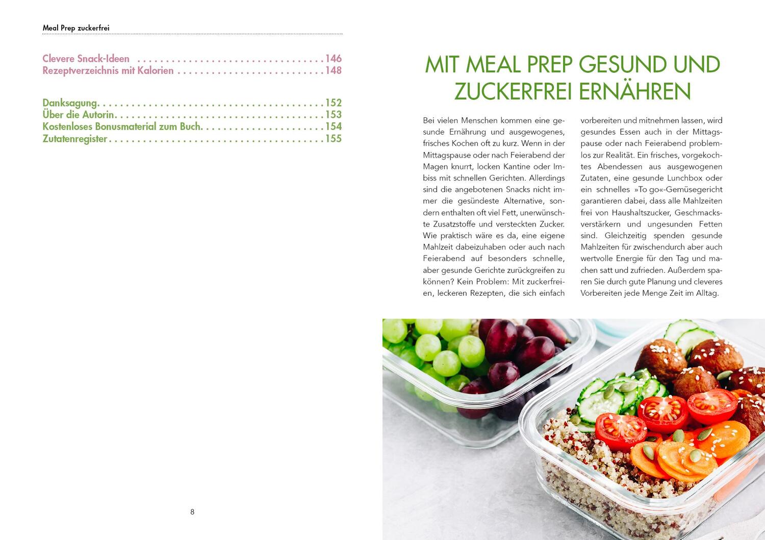 Bild: 9783742320094 | Meal Prep zuckerfrei | Veronika Pichl | Taschenbuch | 160 S. | Deutsch