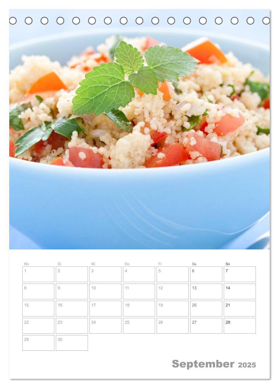 Bild: 9783457069004 | Vegetarisch durch das Jahr / Planer (Tischkalender 2025 DIN A5...