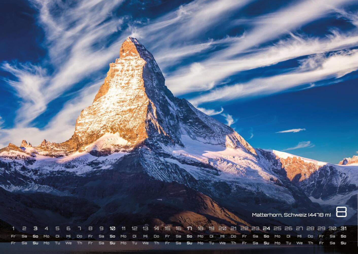 Bild: 9783986733759 | Die Alpen - dem Himmel so nah - 2025 - Kalender DIN A2 | GP-Fever.de