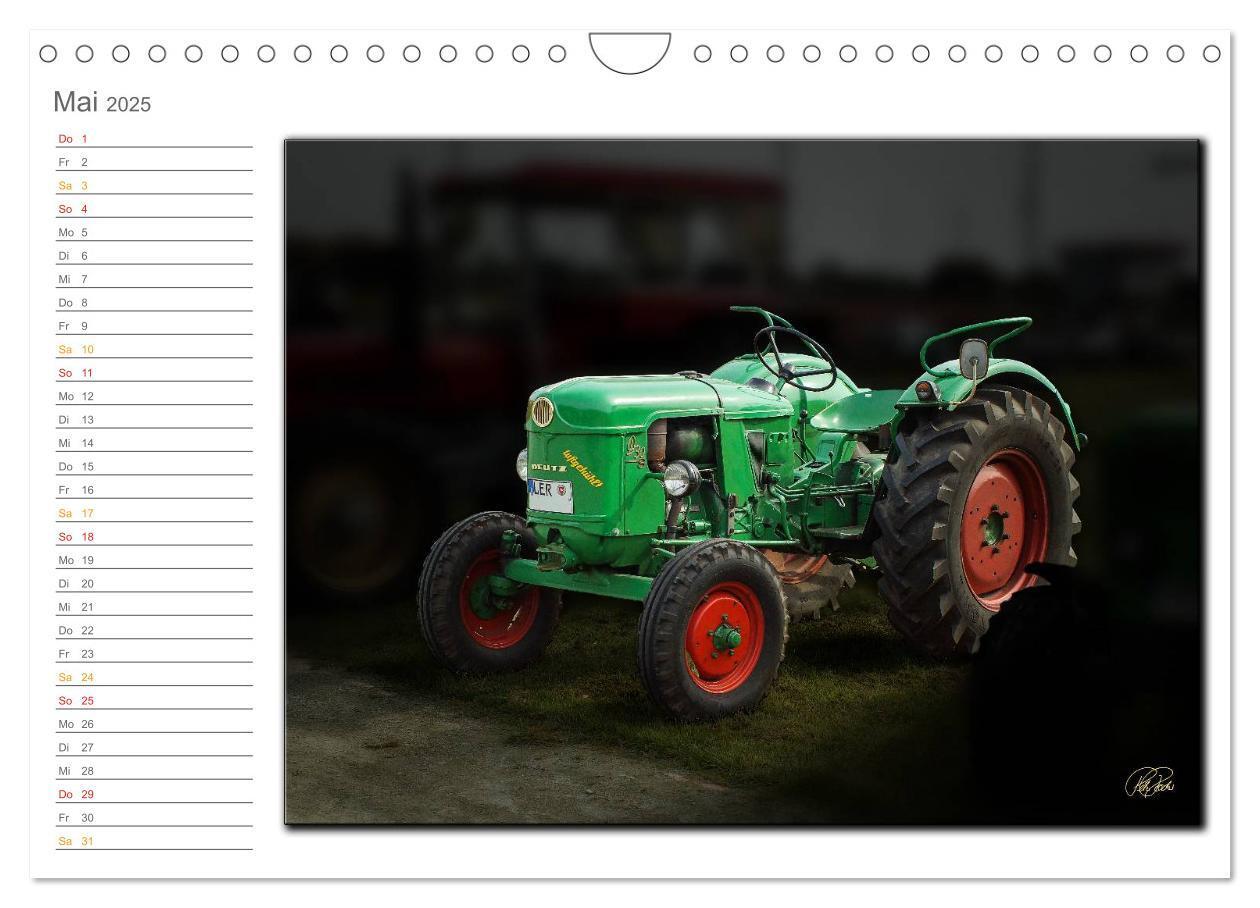 Bild: 9783435634880 | Oldtimer - geliebte Trecker (Wandkalender 2025 DIN A4 quer),...