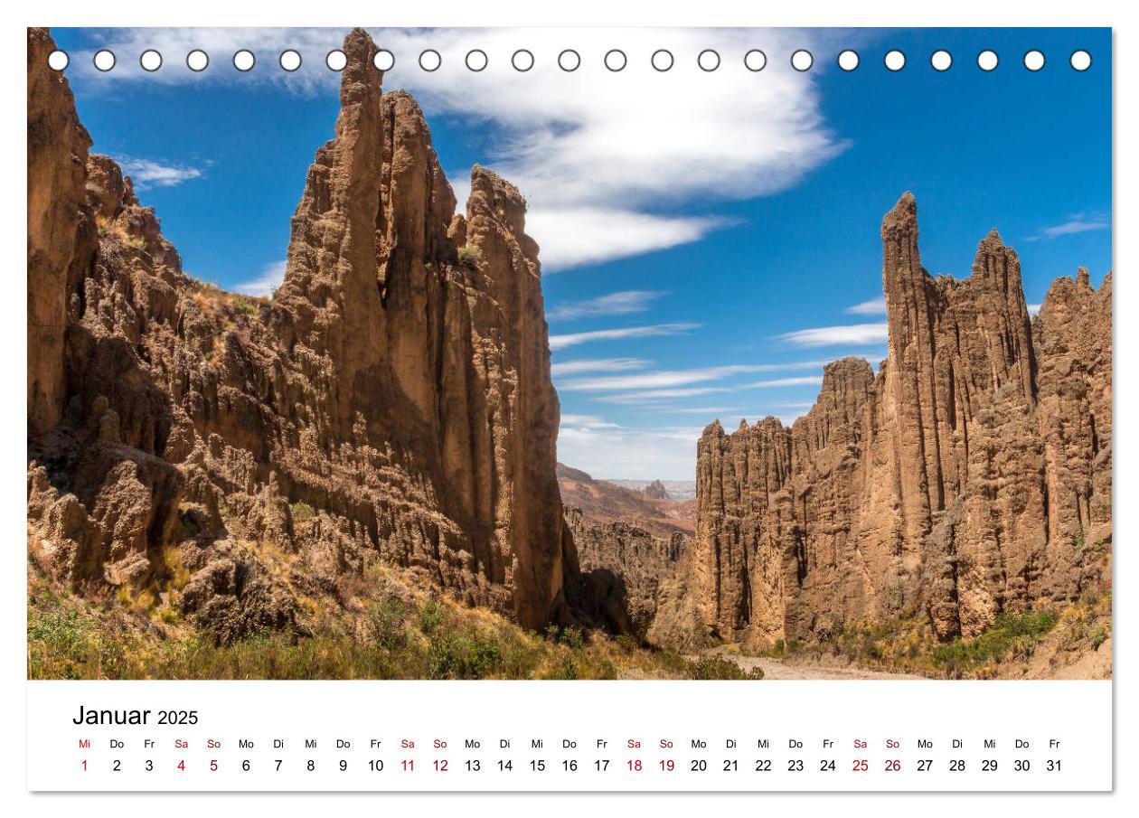 Bild: 9783435386451 | Bolivien - Einzigartige Landschaft (Tischkalender 2025 DIN A5...