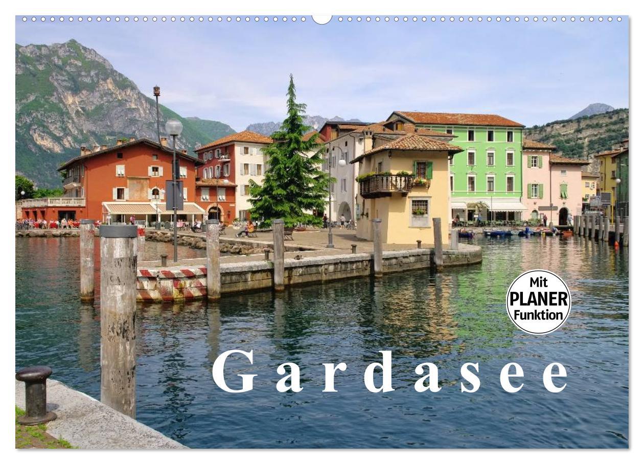 Cover: 9783435530458 | Gardasee (Wandkalender 2025 DIN A2 quer), CALVENDO Monatskalender