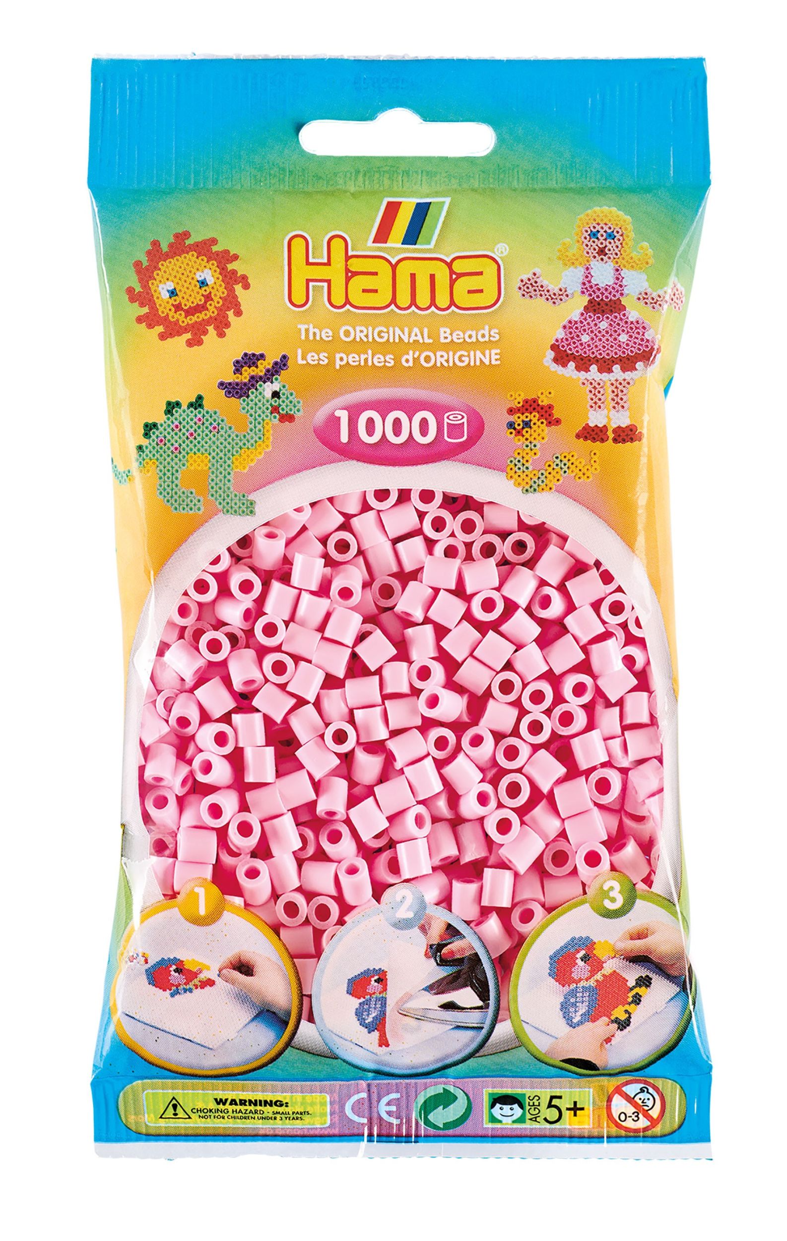 Cover: 28178207953 | Hama 207-95 - Beutel mit Midi Bügelperlen Rose, 1000 Stück | Deutsch