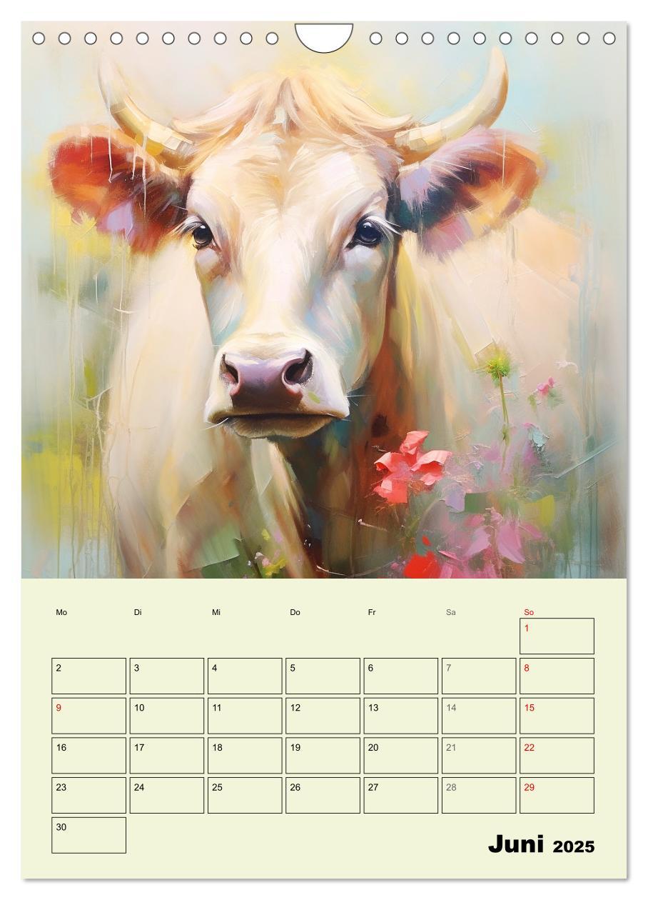 Bild: 9783435863815 | Zauberhafte Kühe. Duftige Aquarelle von tollen Tieren (Wandkalender...