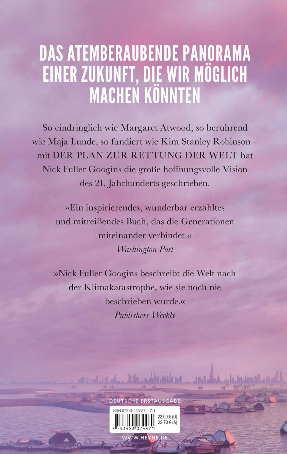 Bild: 9783453274471 | Der Plan zur Rettung der Welt | Roman | Nick Fuller Googins | Buch