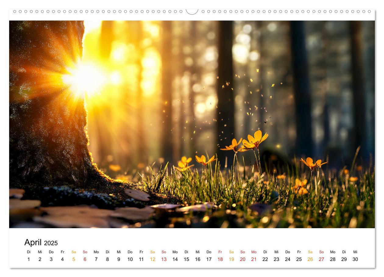 Bild: 9783457224793 | Mystik der Wälder (Wandkalender 2025 DIN A2 quer), CALVENDO...