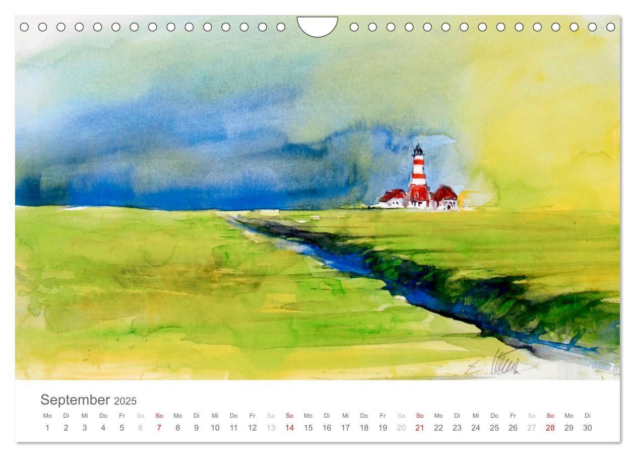 Bild: 9783435559794 | Faszination Aquarell - Eckard Funck (Wandkalender 2025 DIN A4...