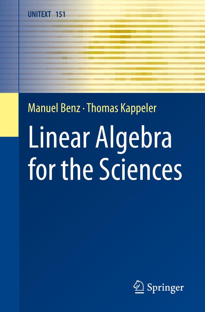 Cover: 9783031272196 | Linear Algebra for the Sciences | Thomas Kappeler (u. a.) | Buch | xii