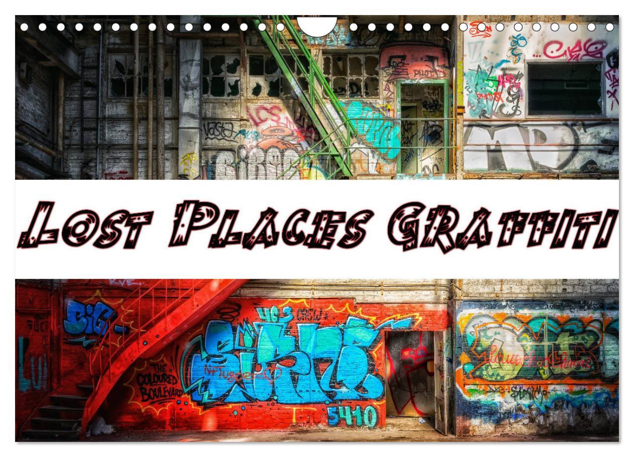 Cover: 9783435311620 | Lost Places Graffiti (Wandkalender 2025 DIN A4 quer), CALVENDO...