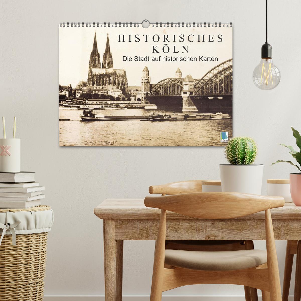 Bild: 9783435706310 | Historisches Köln ¿ Die Stadt auf historischen Karten (Wandkalender...