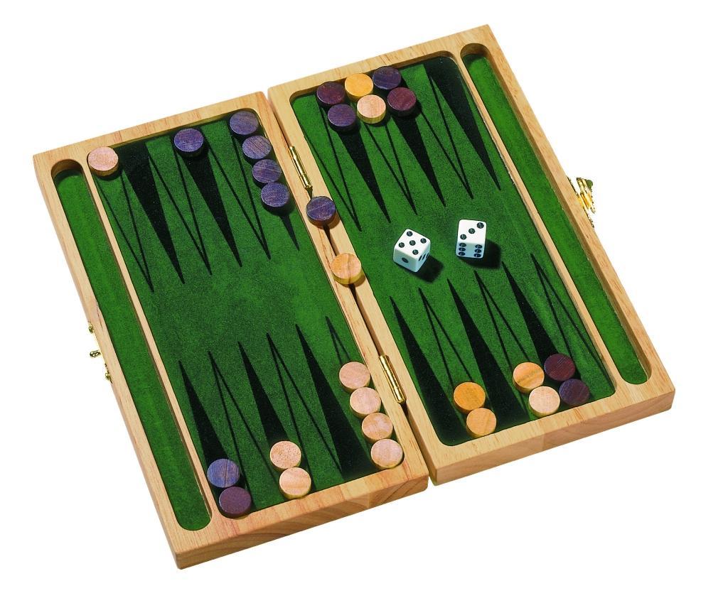 Cover: 4013594090568 | Backgammon | 25 x 24 x 4 cm, Holz, per Stück | goki | Spiel | Goki