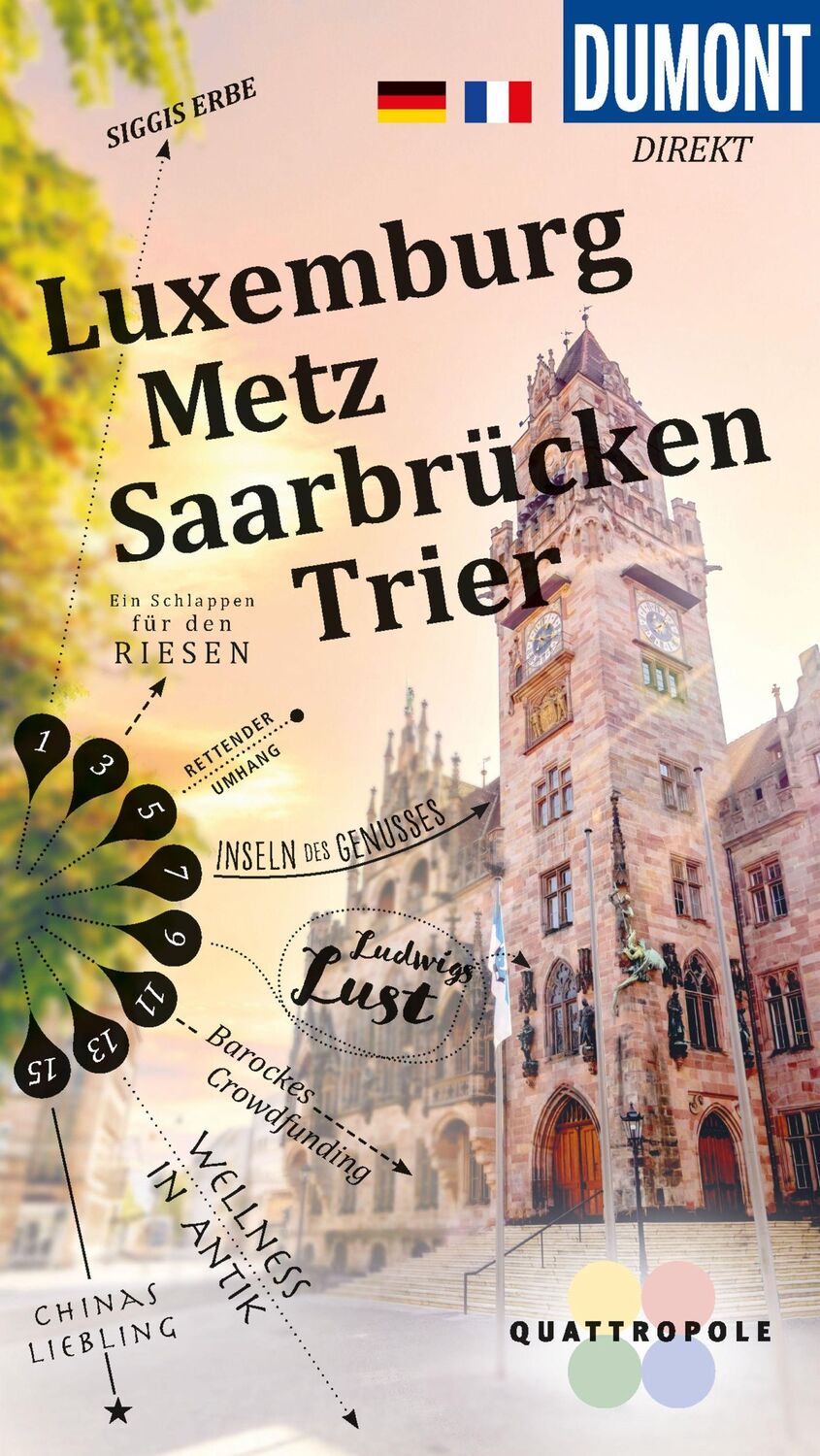 Cover: 9783616000893 | DuMont direkt Reiseführer Luxemburg, Metz, Saarbrücken, Trier | Buch