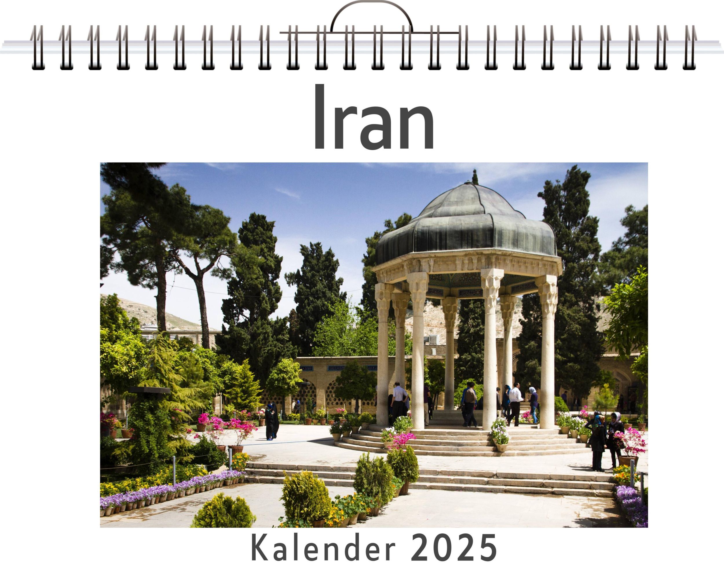 Cover: 9783759123503 | Iran - (Wandkalender 2025, Kalender DIN A4 quer, Monatskalender im...