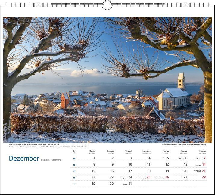 Bild: 9783861924036 | Malerischer Bodensee 2025 | Holger Spiering | Kalender | Spiralbindung