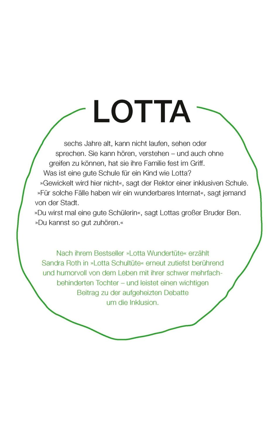 Rückseite: 9783462050721 | Lotta Schultüte | Mit dem Rollstuhl ins Klassenzimmer | Sandra Roth