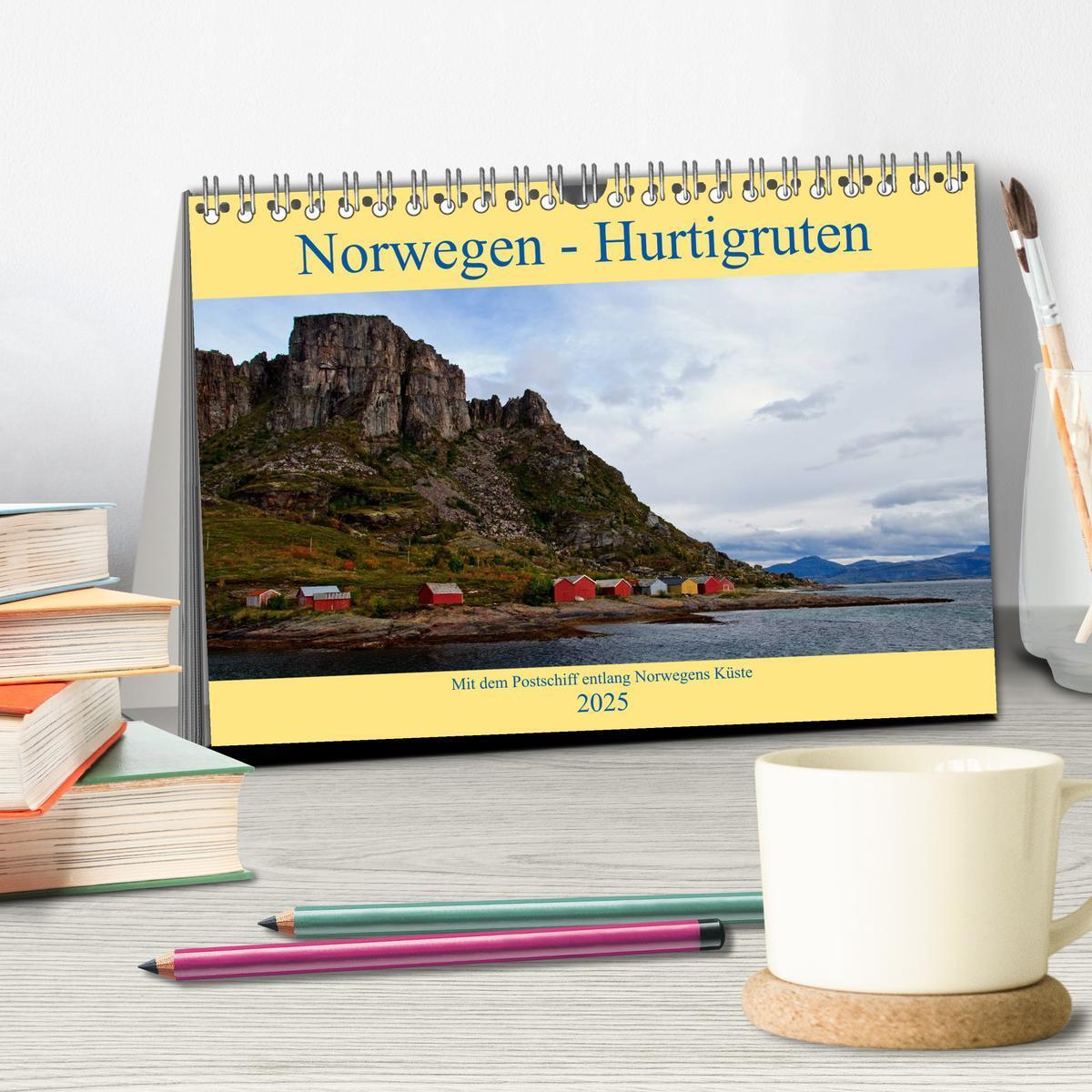 Bild: 9783435799879 | Norwegen - Hurtigruten (Tischkalender 2025 DIN A5 quer), CALVENDO...