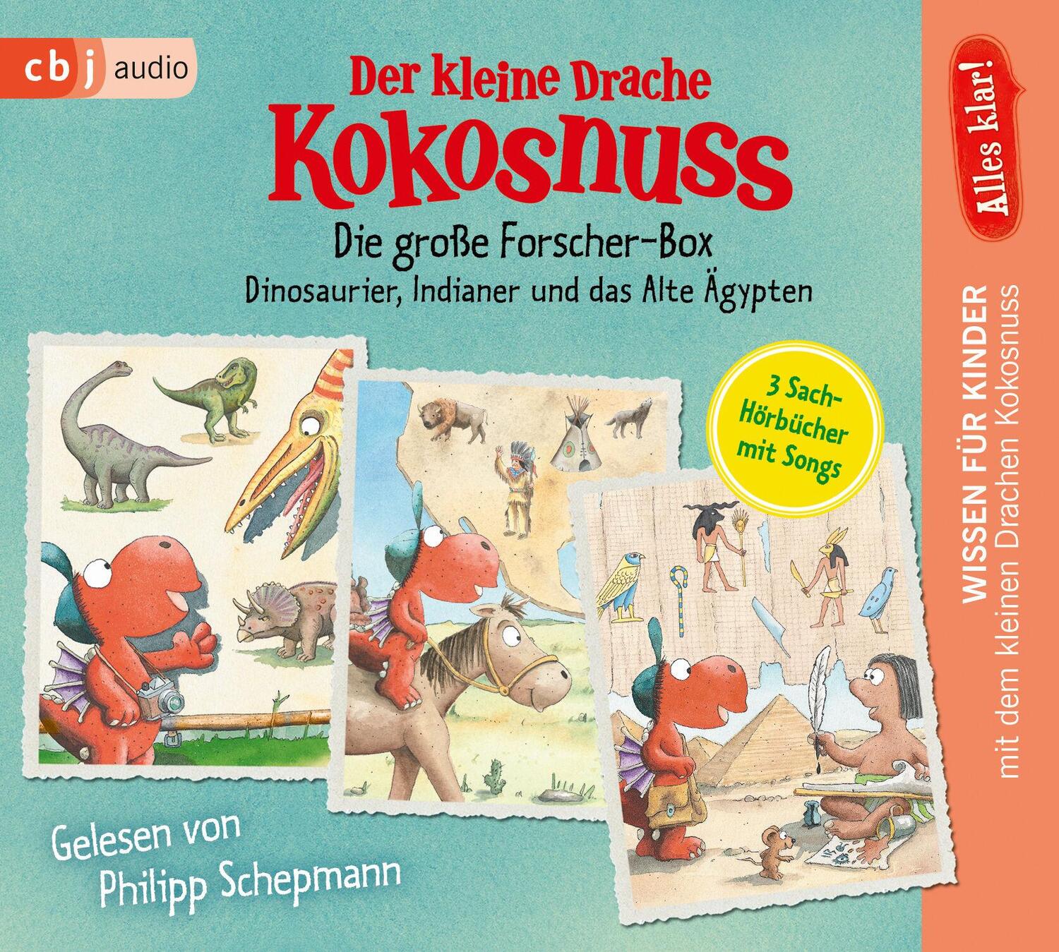 Bild: 9783837156737 | Alles klar! Der kleine Drache Kokosnuss - Die große Forscher-Box | CD