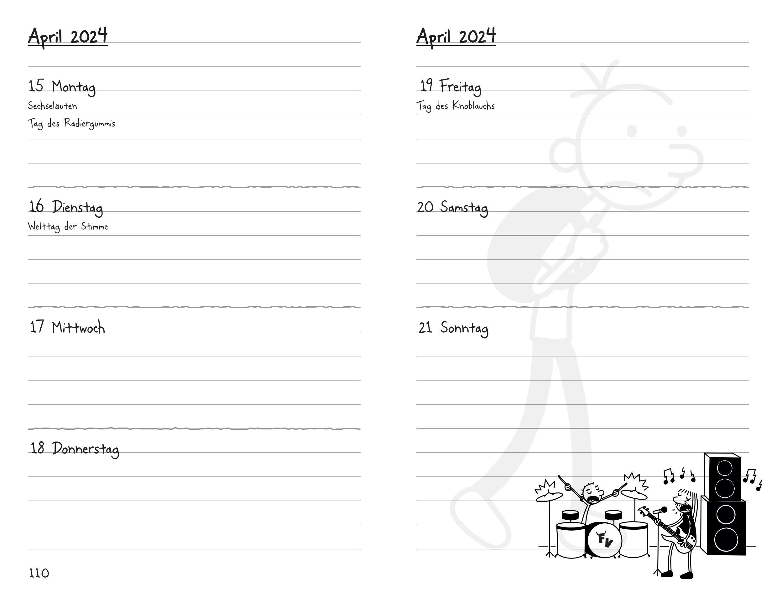 Bild: 9783833907708 | Gregs Tagebuch - Schulplaner 2023/2024 | Jeff Kinney | Kalender | 2024